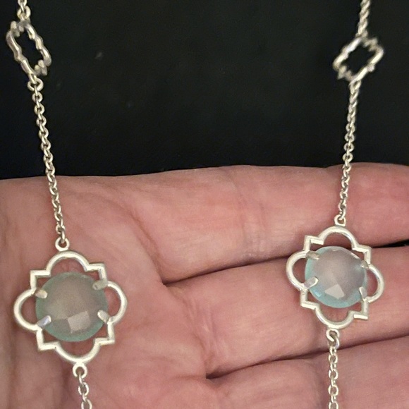 N111 STELLA & DOT AMALA STATIONED NECKLACE new MSRP $79 - Picture 6 of 12